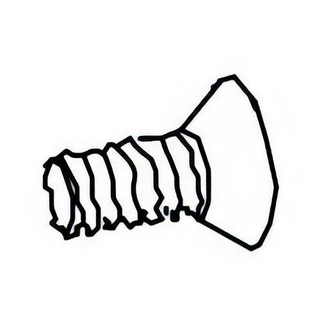 Von Duprin 90090132D Old Style End Cap Screw Package for 9847 / 9947 / 9947 Series Exit Device Satin Stainless Steel