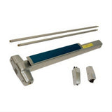Von Duprin 9827EO26D3 9827EO3 3ft. Surface Mounted Vertical Rod Exit Device Satin Chrome