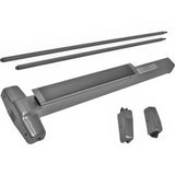 Von Duprin 9827EOF32D4 9827EOF4 4ft. Fire Rated Surface Mounted Vertical Rod Exit Device Satin Stainless Steel