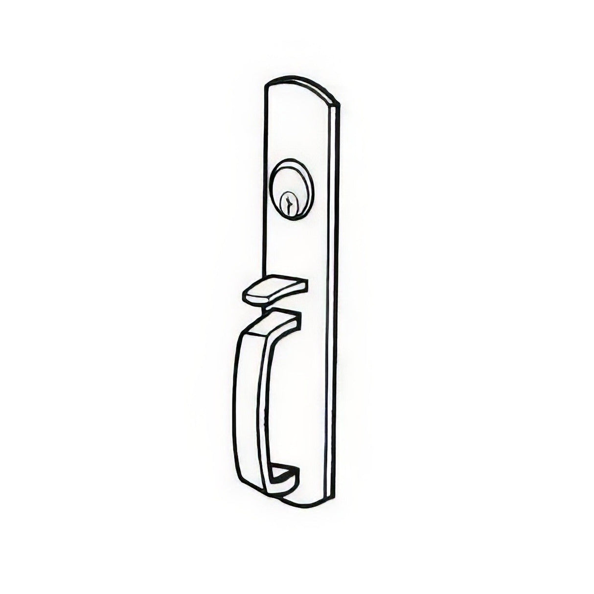 Von Duprin 990TPR4 990TPR Thumbpiece Trim for 98 and 99 Series Rim Exit Device Satin Brass