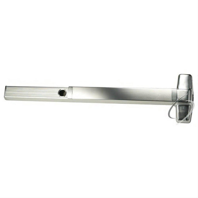 Von Duprin CD99EO26D3 Cylinder Dogging 3 Feet Grooved Case Rim Exit Device Satin Chrome