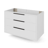 Jeffrey Alexander Gardner 37" White Single Sink Bathroom Vanity with White Resin Top - Single-Hole Faucet Top - VKGAR36WHWDWHRE product image 3