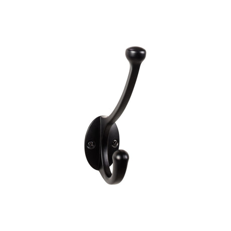 Top Knobs TK1064BLK Bergen 5 9/16" Wall Hooks Flat Black