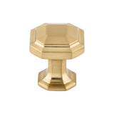 Top Knobs TK286HB Emerald 1 1/8" Diameter Round Knob Honey Bronze