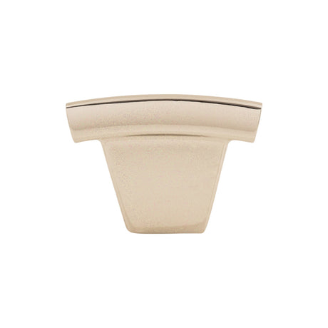 Top Knobs TK1PN Arched 1 1/2" Length Bar Knob Polished Nickel