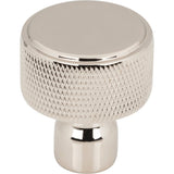 Top Knobs TK3260PN Garrison 1 1/8" Length Round Knob Polished Nickel