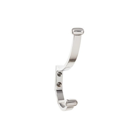 Top Knobs TK1066PC Hillmont 6 1/8" Wall Hooks Polished Chrome