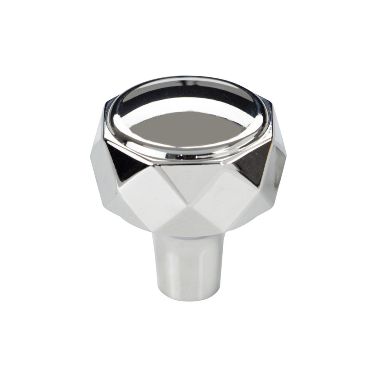 Top Knobs TK3080PC Kingsmill 1 1/4" Diameter Geometric Knob Polished Chrome