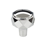 Top Knobs TK3080PC Kingsmill 1 1/4" Diameter Geometric Knob Polished Chrome