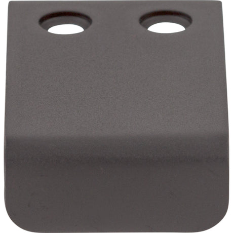 Top Knobs TK101BLK Tab 7/16" Center to Center Finger Pull Flat Black