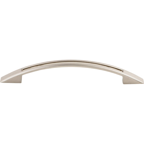 Top Knobs TK619BSN Tango Cut Out 5 1/16" Center to Center Bar Pull Brushed Satin Nickel