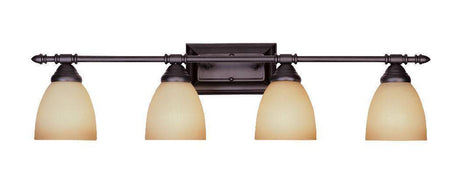Designers Fountain Apollo vanity light in oil-rubbed bronze, additional view