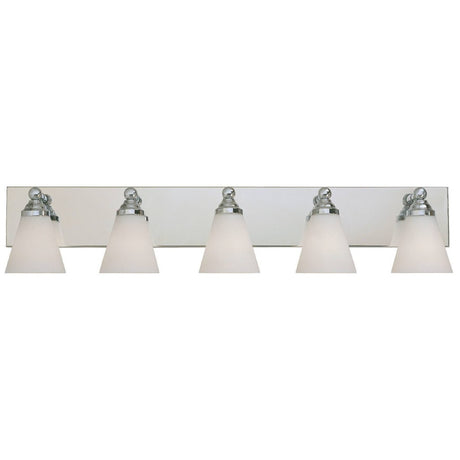 Designers Fountain 6495-CH chrome vanity light