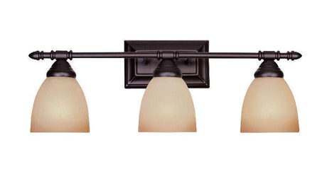 Designers Fountain Apollo vanity light in oil-rubbed bronze, additional view