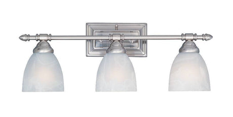Designers Fountain 94003-SP satin platinum vanity light