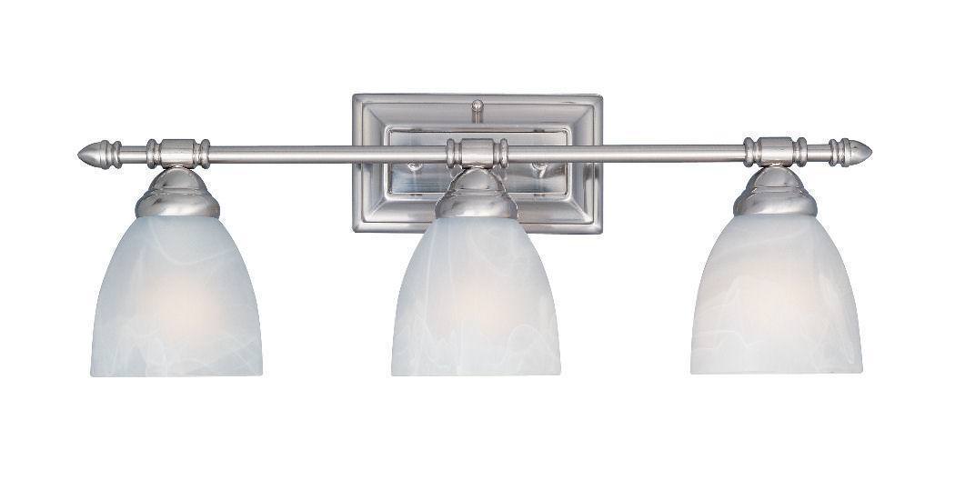 Designers Fountain 94003-SP satin platinum vanity light