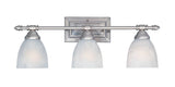 Designers Fountain 94003-SP satin platinum vanity light
