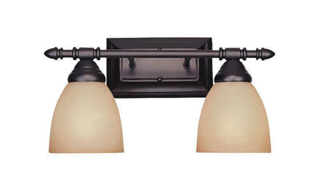 Designers Fountain Apollo vanity light in oil-rubbed bronze, additional view