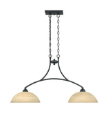 Designers Fountain Tackwood billard fixture in polished brass, additional view