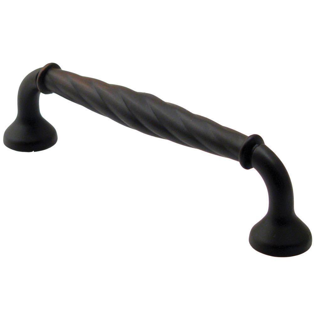 Rusticware 976 Rope Cabinet Pull with 4" Center, front view