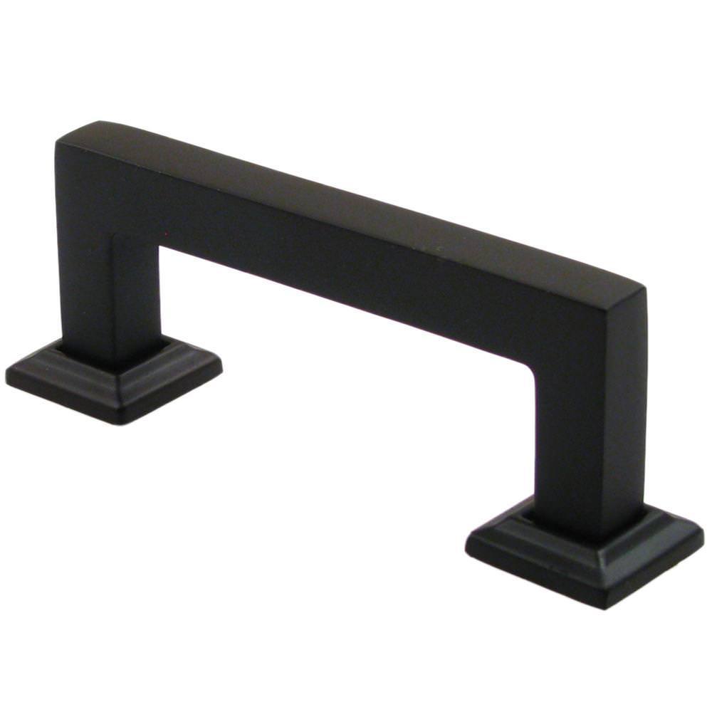 Rusticware Cabinet Hardware cabinet pull in satin stainless, additional view