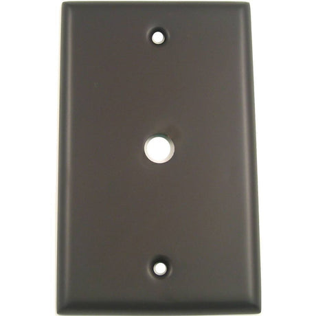 Rusticware Builders Hardware switch plate in polished brass, additional view