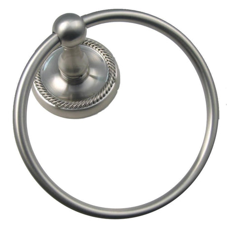 Rusticware 8186SN satin nickel towel ring