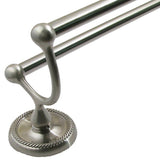 Rusticware 8122SN satin nickel double towel bar