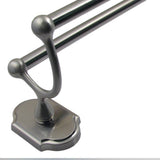 Rusticware 8622SN satin nickel double towel bar
