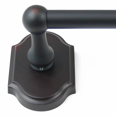 Rusticware Wenmoor towel bar in polished brass, additional view