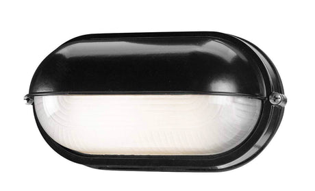 Access Lighting 20291-BL/FST black / frosted outdoor wall sconce