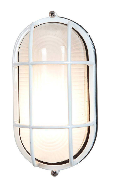 Access Lighting 20292-WH/FST white / frosted outdoor wall sconce