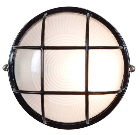 Access Lighting 20296-BL/FST black / frosted outdoor wall sconce