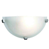 Access Lighting 20417-BS/ALB brushed steel / alabaster wall washer