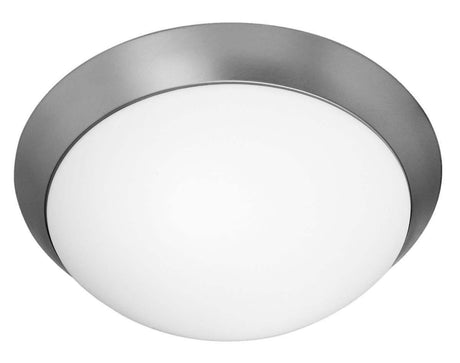 Access Lighting 20624-BS/OPL brushed steel / opal flushmount light