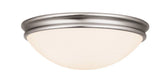 Access Lighting 20725-BS/OPL brushed steel / opal flushmount light
