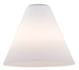 Access Lighting Inari SilkÂ glass shade in satin stainless, additional view