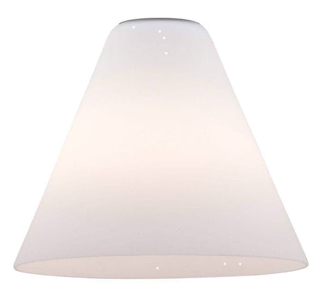 Access Lighting Inari SilkÂ glass shade in satin stainless, additional view