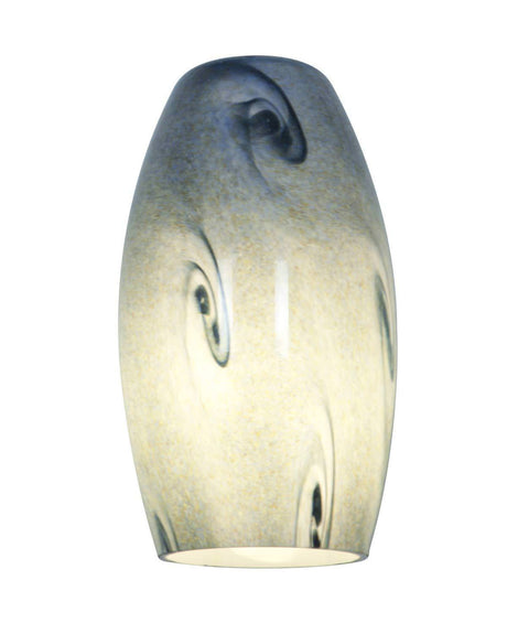 Access Lighting 23111-RUSKY Inari SilkÂ glass shade in polished brass, additional view