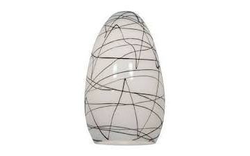 Access Lighting Inari SilkÂ glass shade in satin stainless, additional view