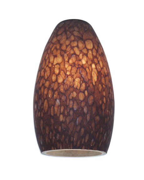 Access Lighting Inari SilkÂ glass shade in satin stainless, additional view