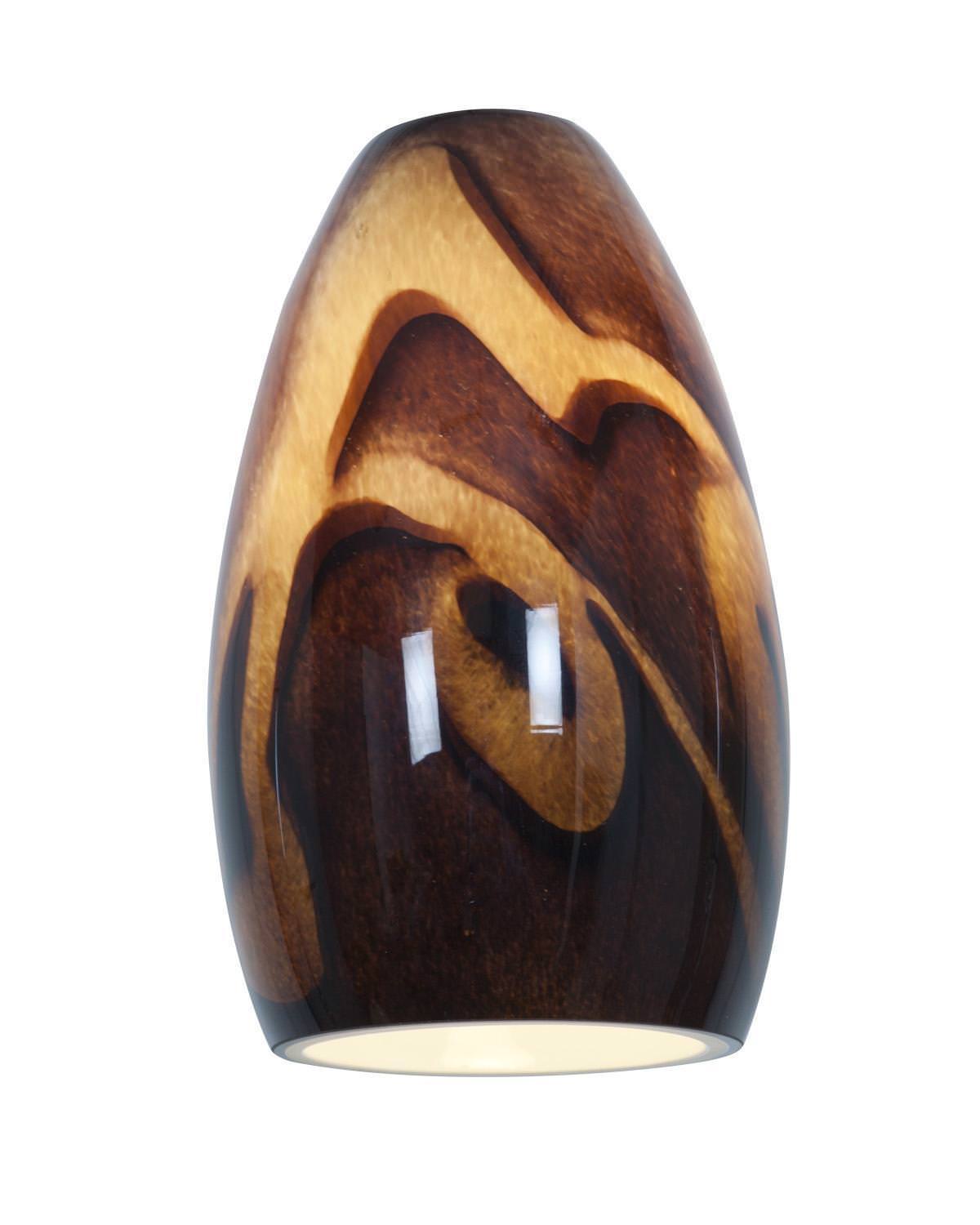 Access Lighting Inari SilkÂ glass shade in satin stainless, additional view