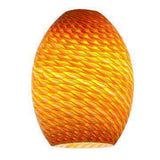Access Lighting 23123-AMBFB amber fire bird pendant glass shade