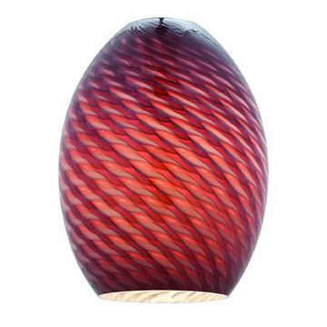 Access Lighting 23123-PLMFB plum fire bird pendant glass shade