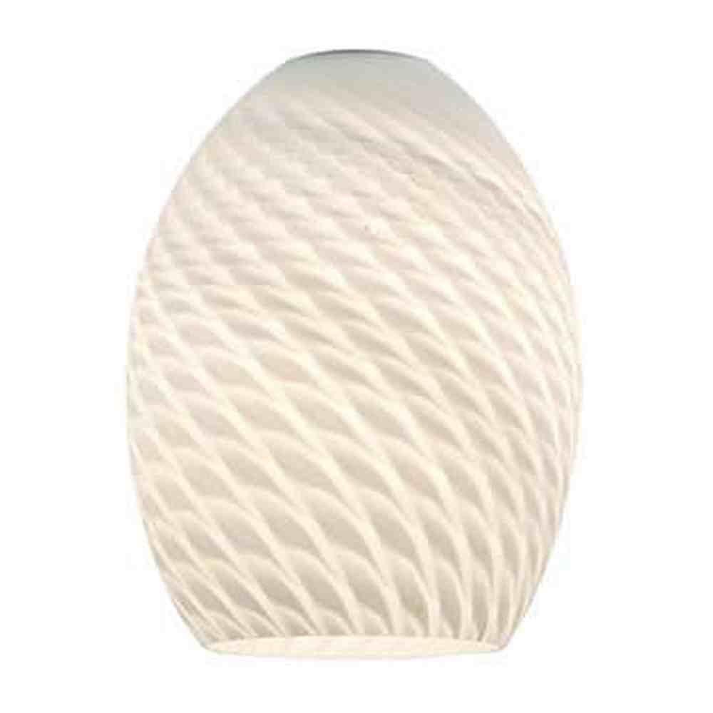 Access Lighting 23123-WHTFB white fire bird pendant glass shade