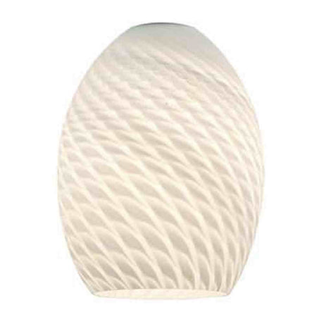 Access Lighting 23123-WHTFB white fire bird pendant glass shade