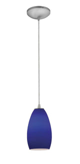 Access Lighting SydneyÂ glass pendant light in satin stainless, additional view