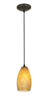 Access Lighting SydneyÂ glass pendant light in satin stainless, additional view