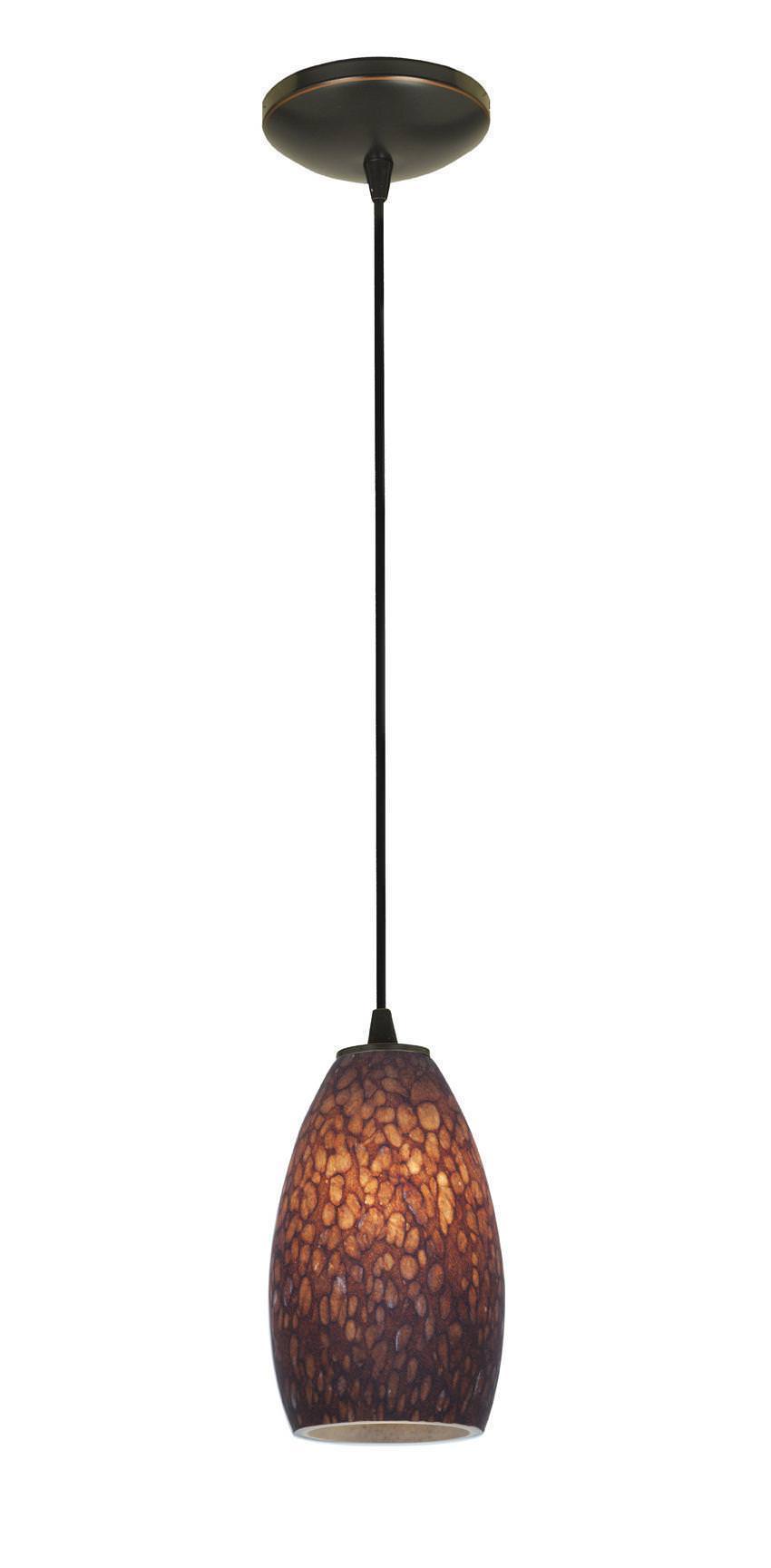 Access Lighting SydneyÂ glass pendant light in satin stainless, additional view