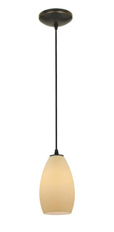 Access Lighting SydneyÂ glass pendant light in satin stainless, additional view